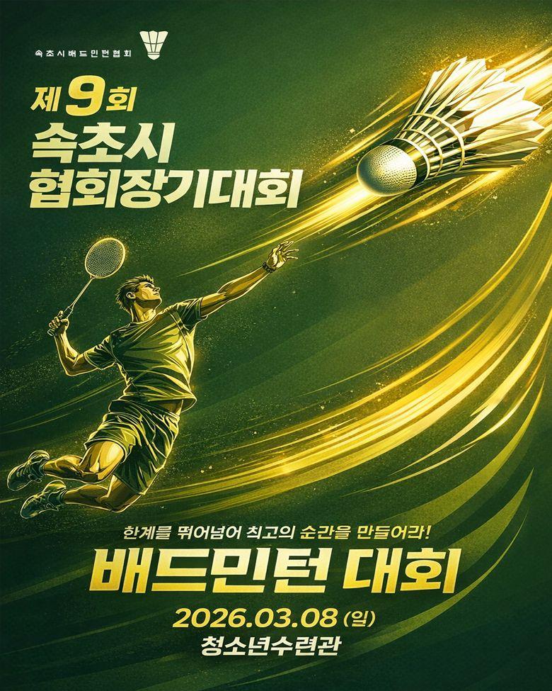 제9회 속초시협회장기대회